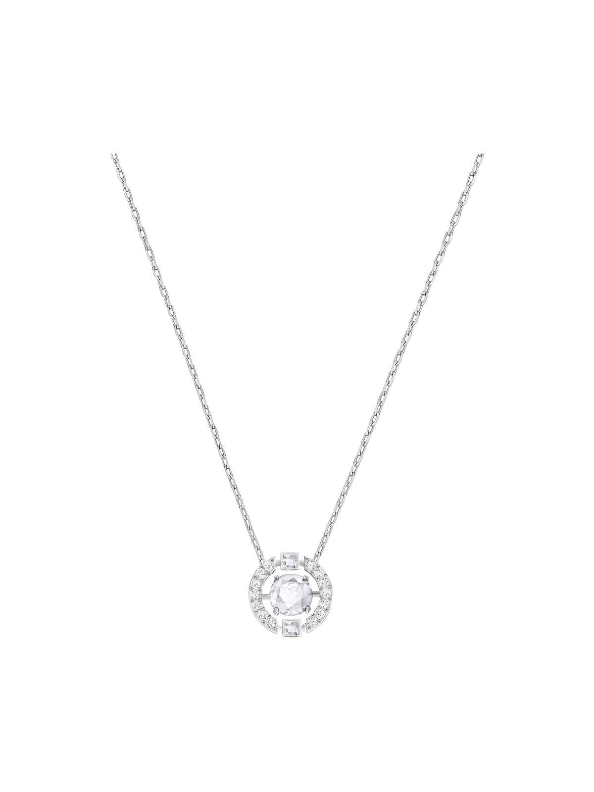 Swarovski Sparkling Dance White Crystal Necklace 5286137