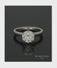 Diamond Solitaire Engagement Ring "The Beatrice Collection" 2.01ct Certificated Round Brilliant Cut in Platinum