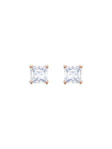 Swarovski Attract Square White Crystal Stud Earrings 5431895