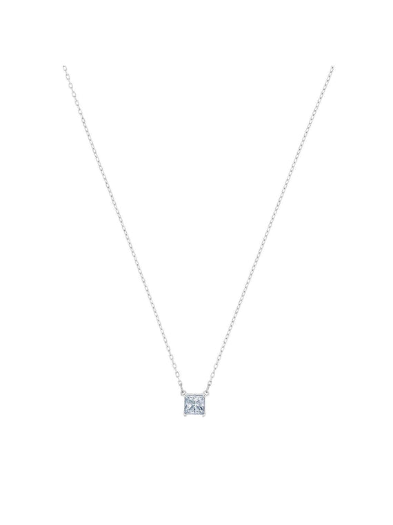 Swarovski Attract Square White Crystal Necklace 5510696