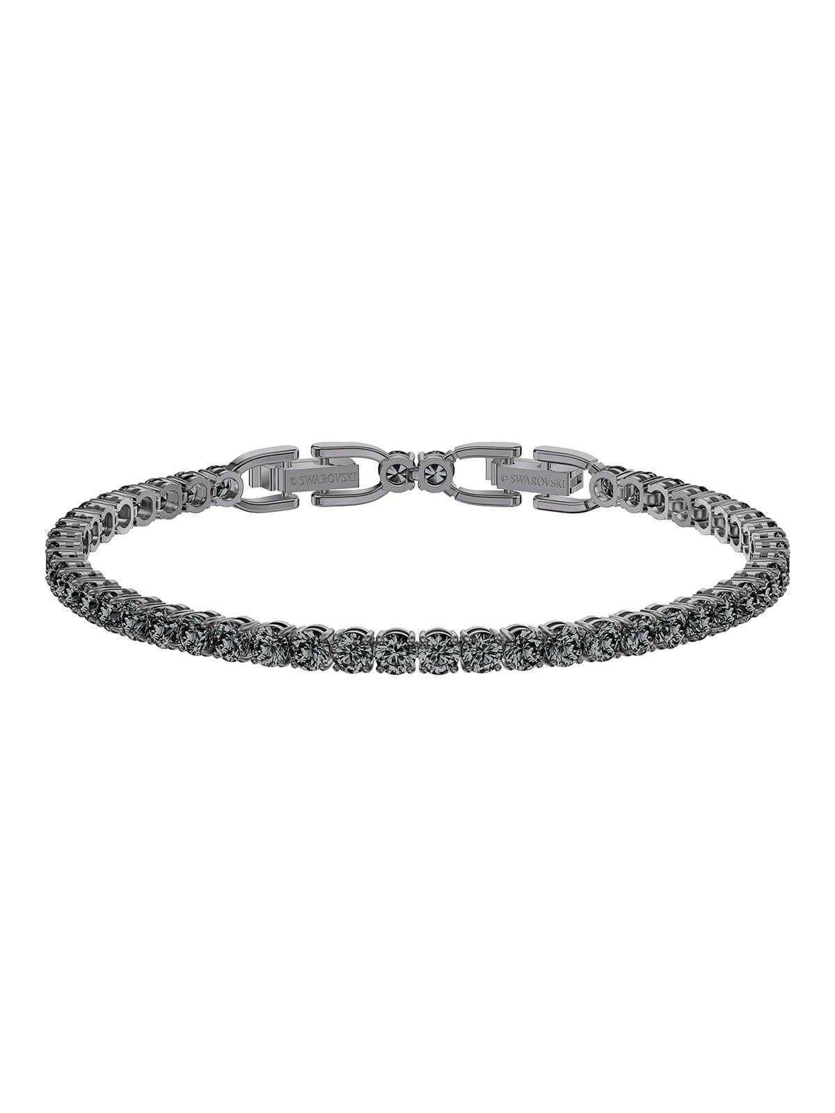 Swarovski Tennis Deluxe Black Crystal Bracelet 5514655