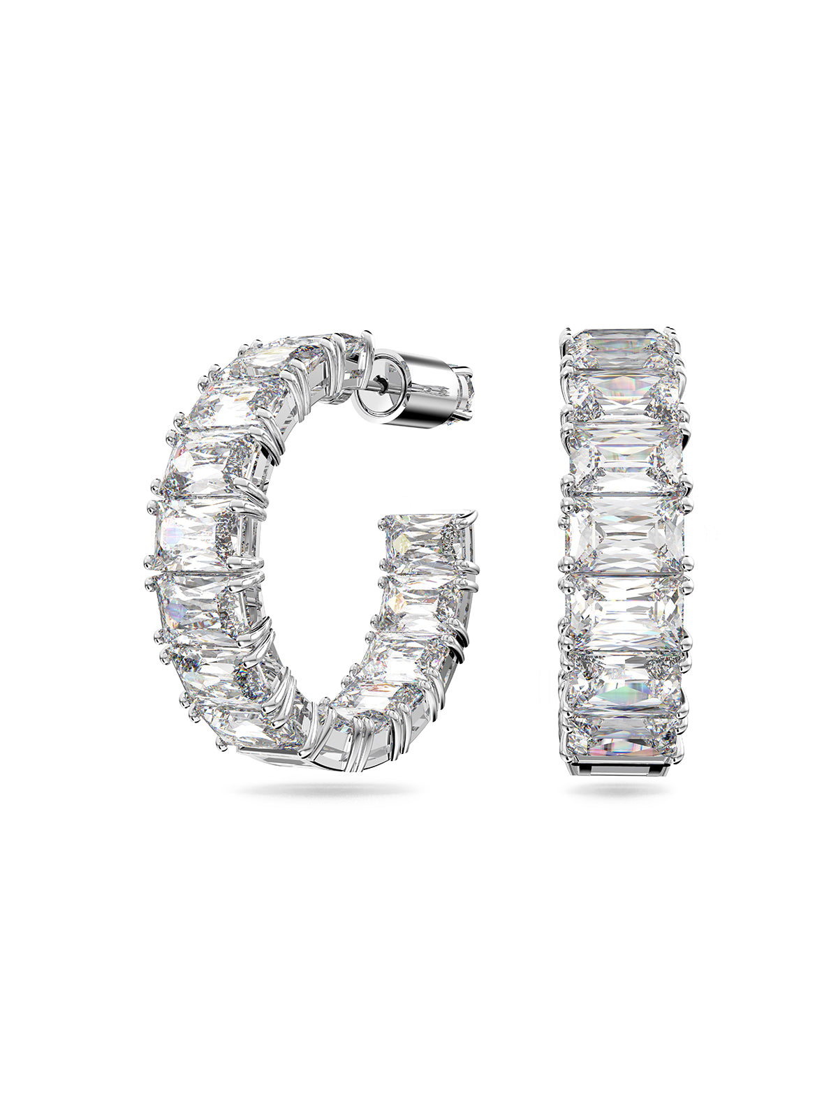 Swarovski Millenia White Crystal Hoop Earrings 5612673