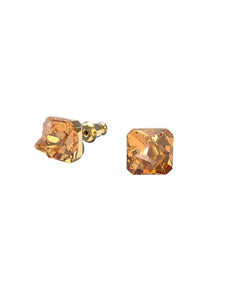 Swarovski Chroma Yellow Crystal Stud Earrings 5613680