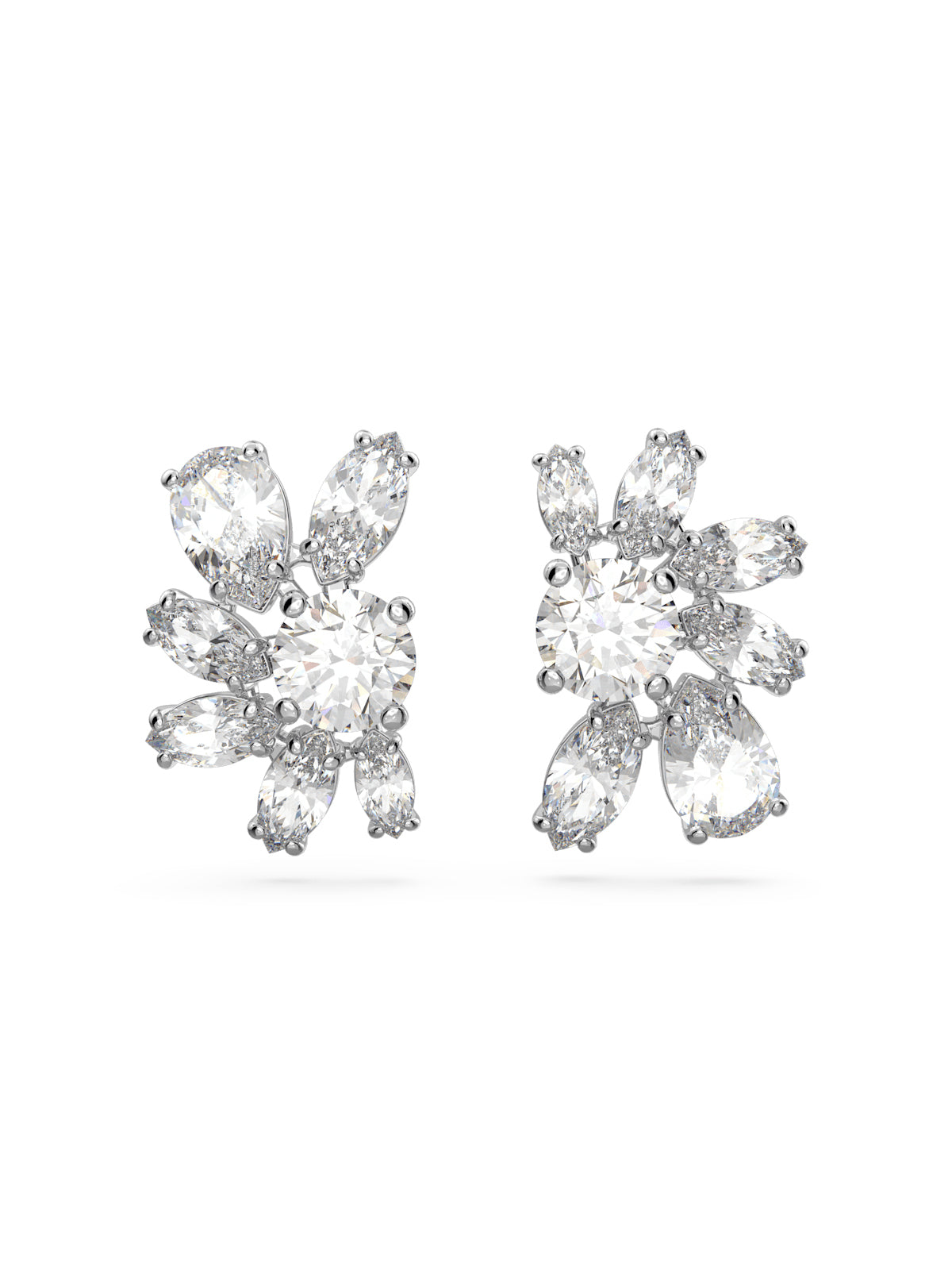 Swarovski Gema White Crystal Stud Earrings 5644679
