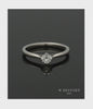 Diamond Solitaire Engagement Ring 0.25ct Round Brilliant Cut in Platinum