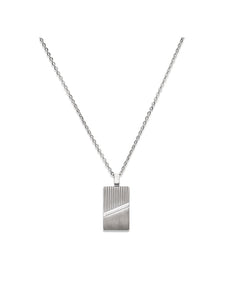 Unique & Co. Stainless Steel Patterned Necklace