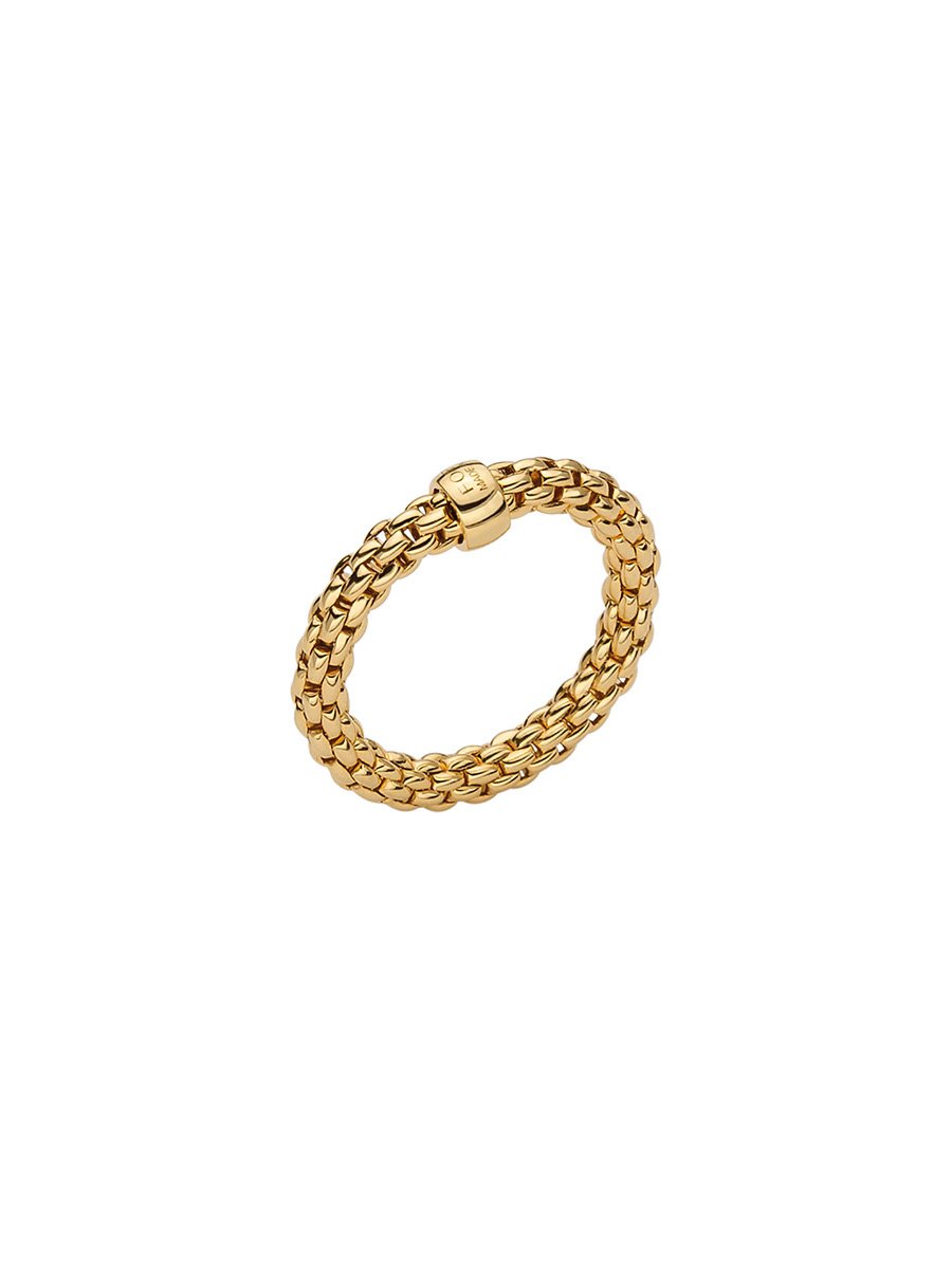 Fope Essentials Flex'it Ring in 18ct Yellow Gold