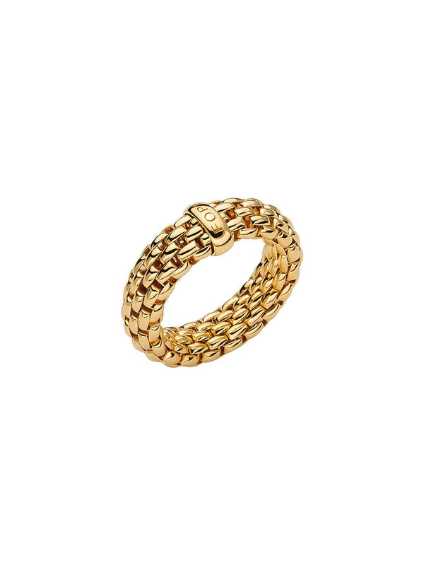 Fope Essentials Flex'it Ring in 18ct Yellow Gold