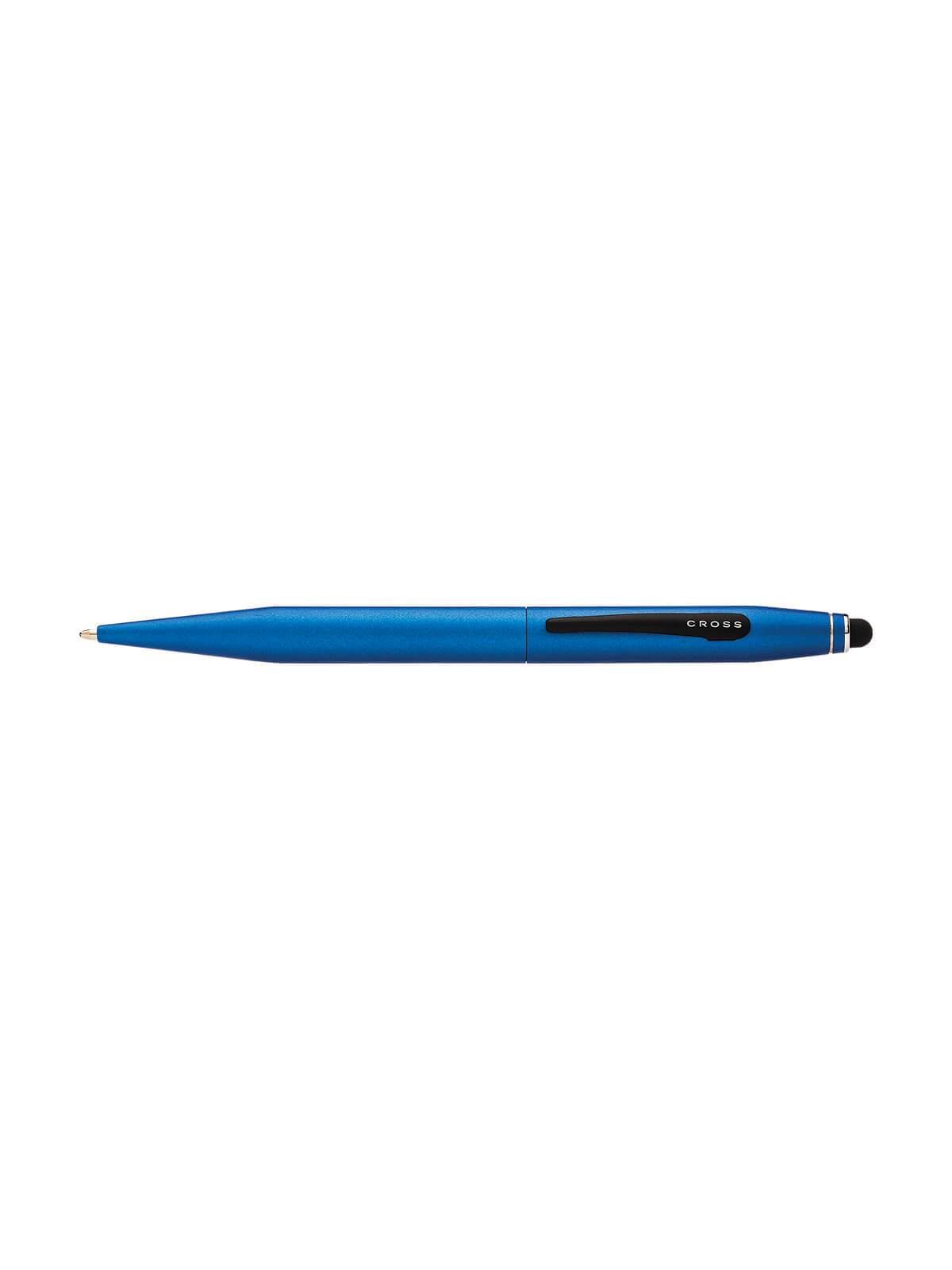 Cross Tech 2 Metallic Blue Ballpoint Pen & Stylus AT0652-6