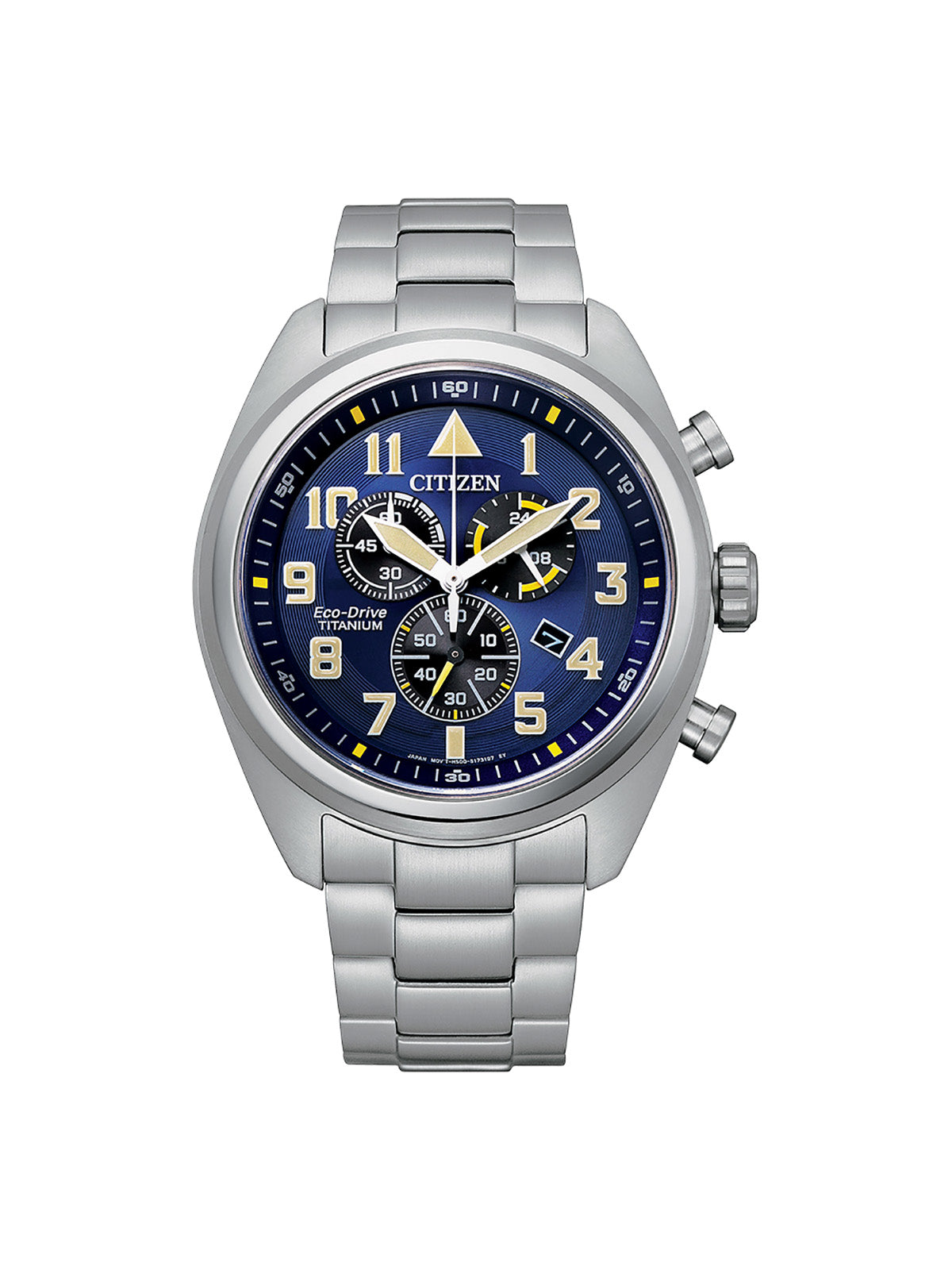 Citizen Eco-Drive Super Titanium Chronograph Watch 44mm AT2480-57L