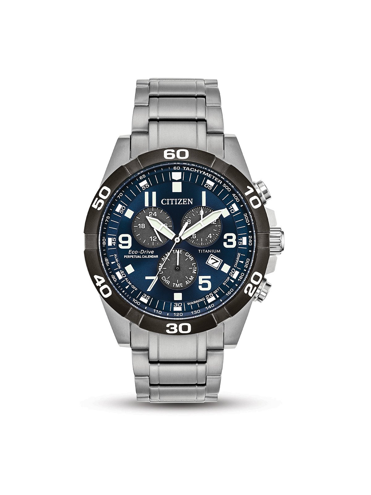 Citizen Eco-Drive Perpetual Calendar Super Titanium Watch 43mm BL5558-58L