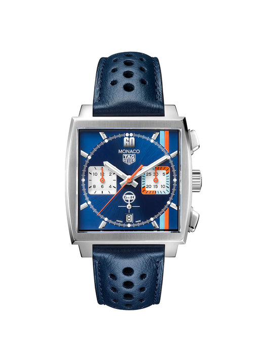TAG Heuer Monaco Gulf Special Edition Watch 39mm CBL2115.FC6494