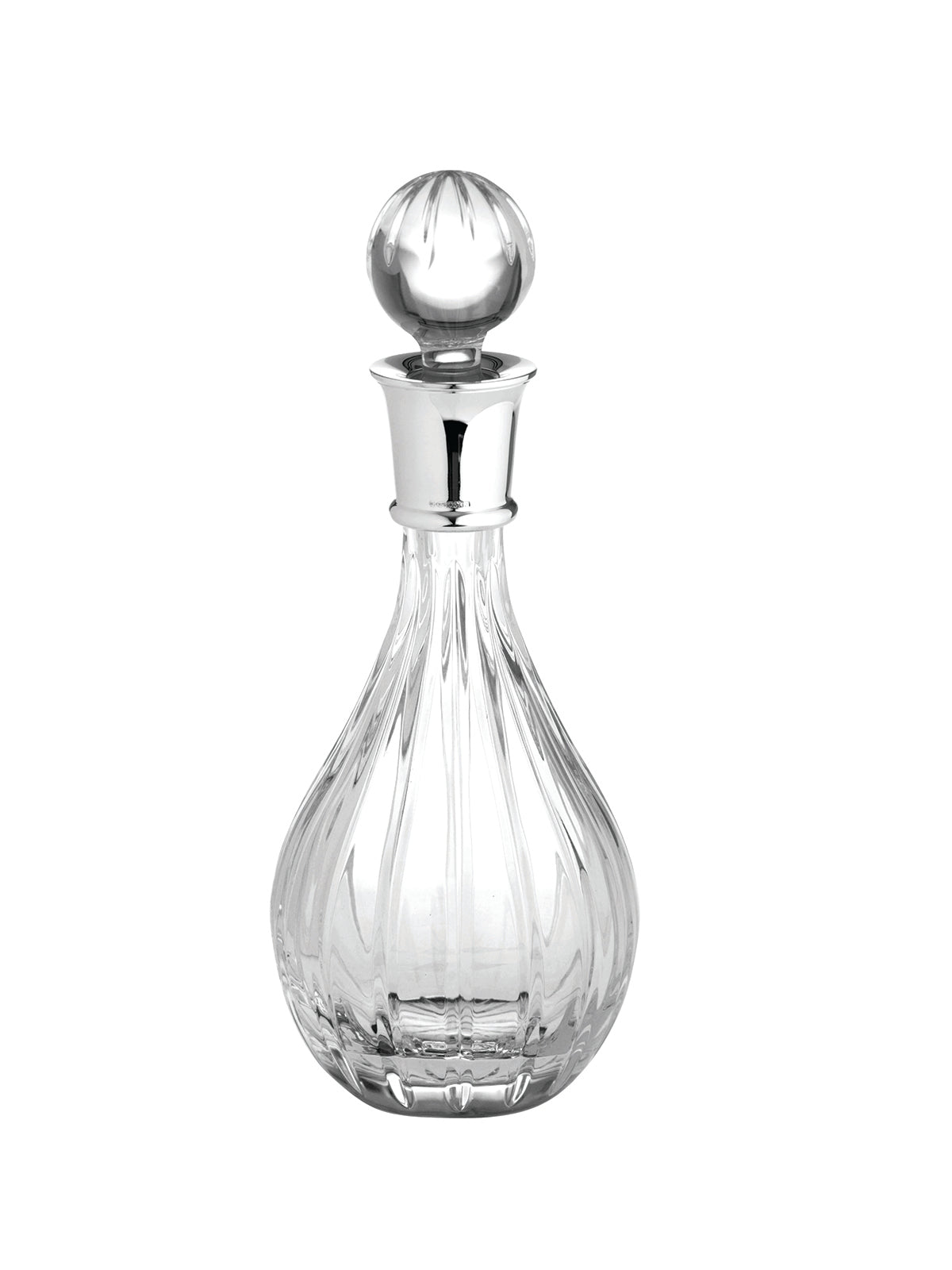 Silver & Crystal Wine Decanter