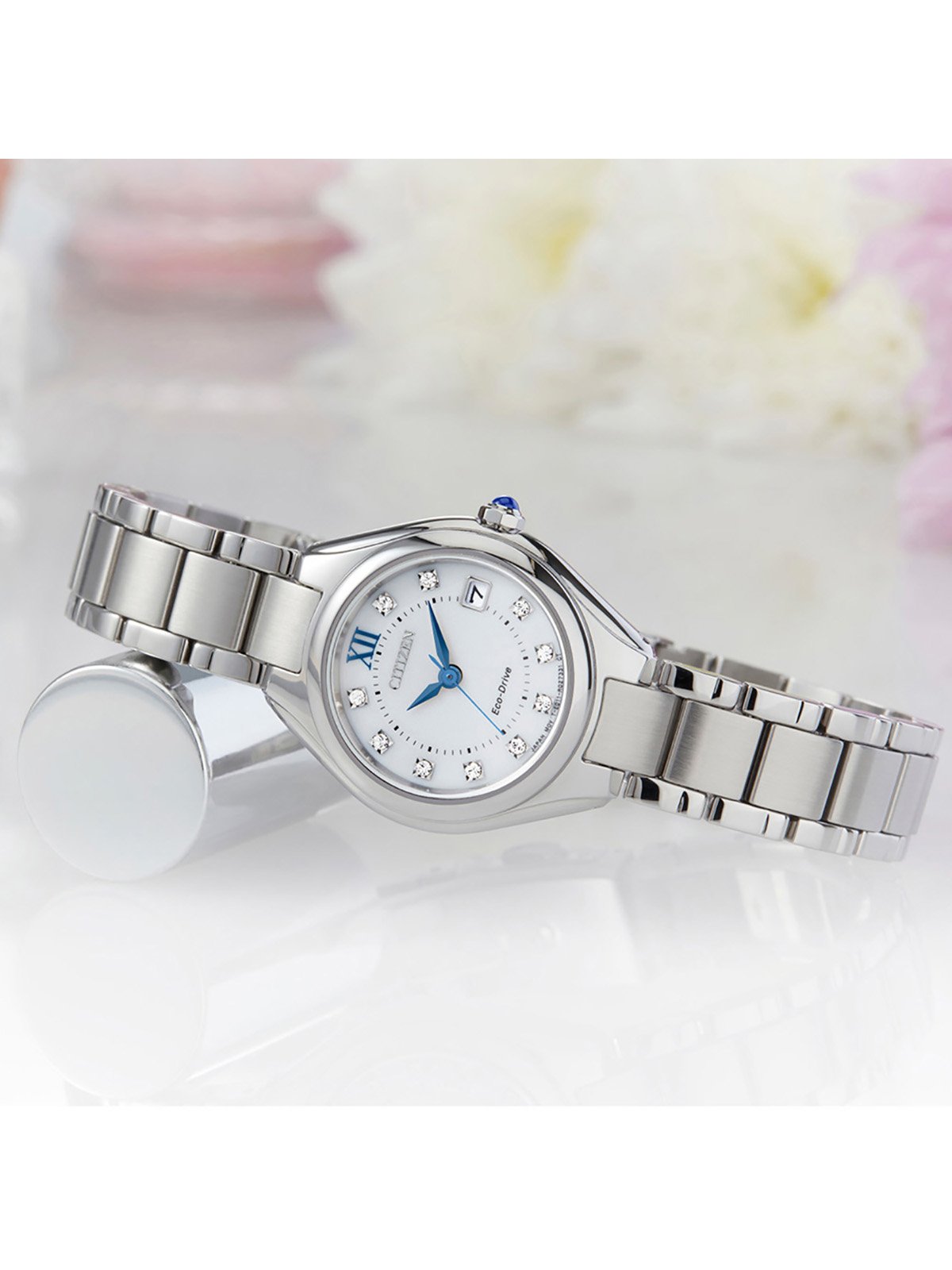 Citizen Eco Drive Silhouette Crystal Watch 26mm EW2540-83A