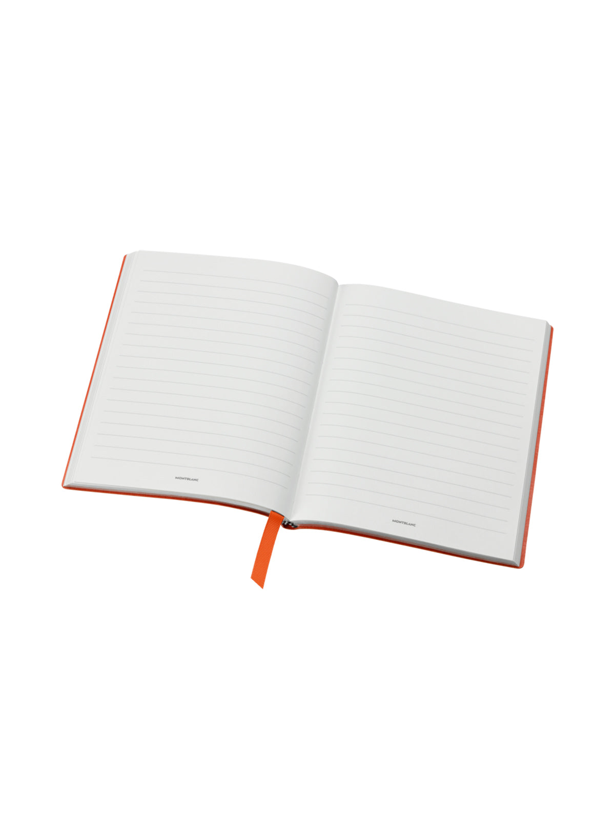 Montblanc Orange Lined Notebook MB124021