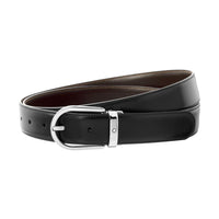 Montblanc Black & Brown Reversible Leather Belt MB38157