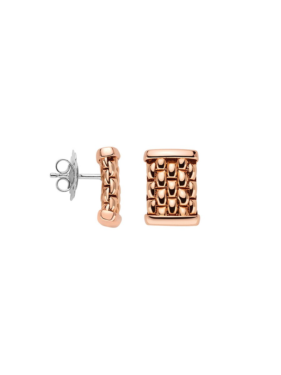Fope Essentials Stud Earrings in 18ct Rose Gold
