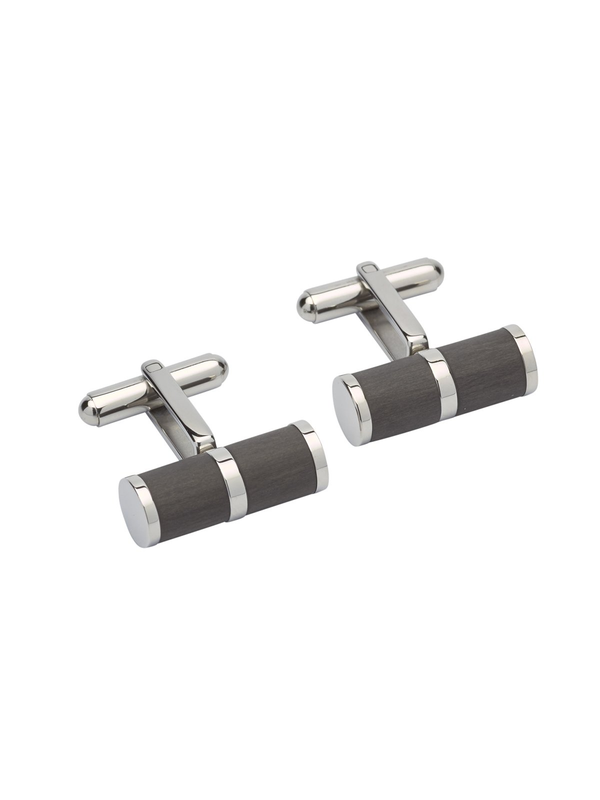 Unique & Co. Stainless Steel and Carbon Fibre Cufflinks