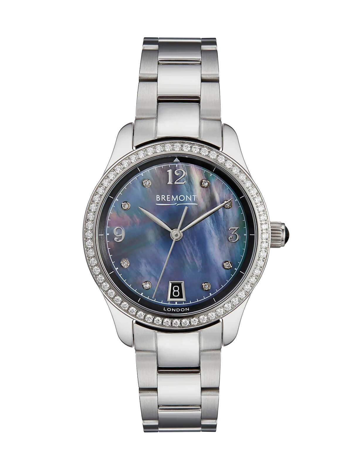 Bremont Solo Lady K Tahiti Watch 34mm SOLO-LADY-K-TH-SS-B