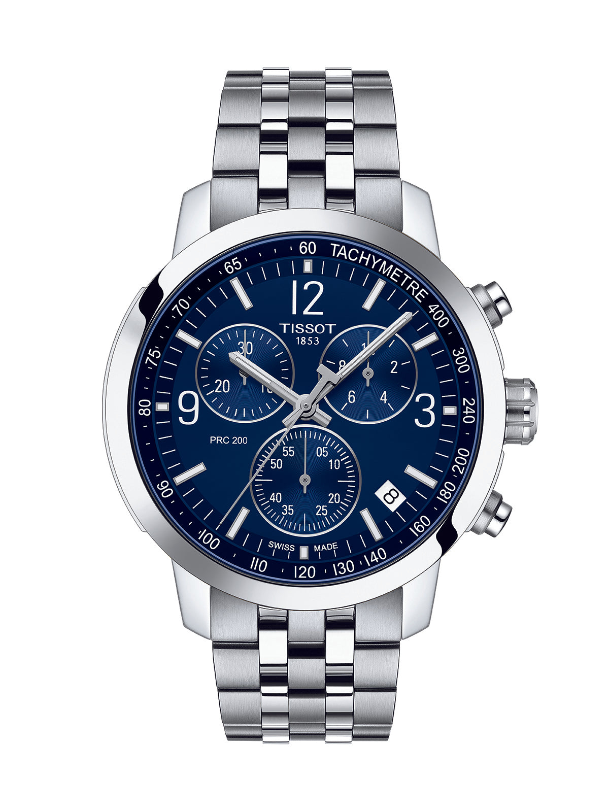 Tissot PRC 200 Chronograph Watch 43mm T114.417.11.047.00