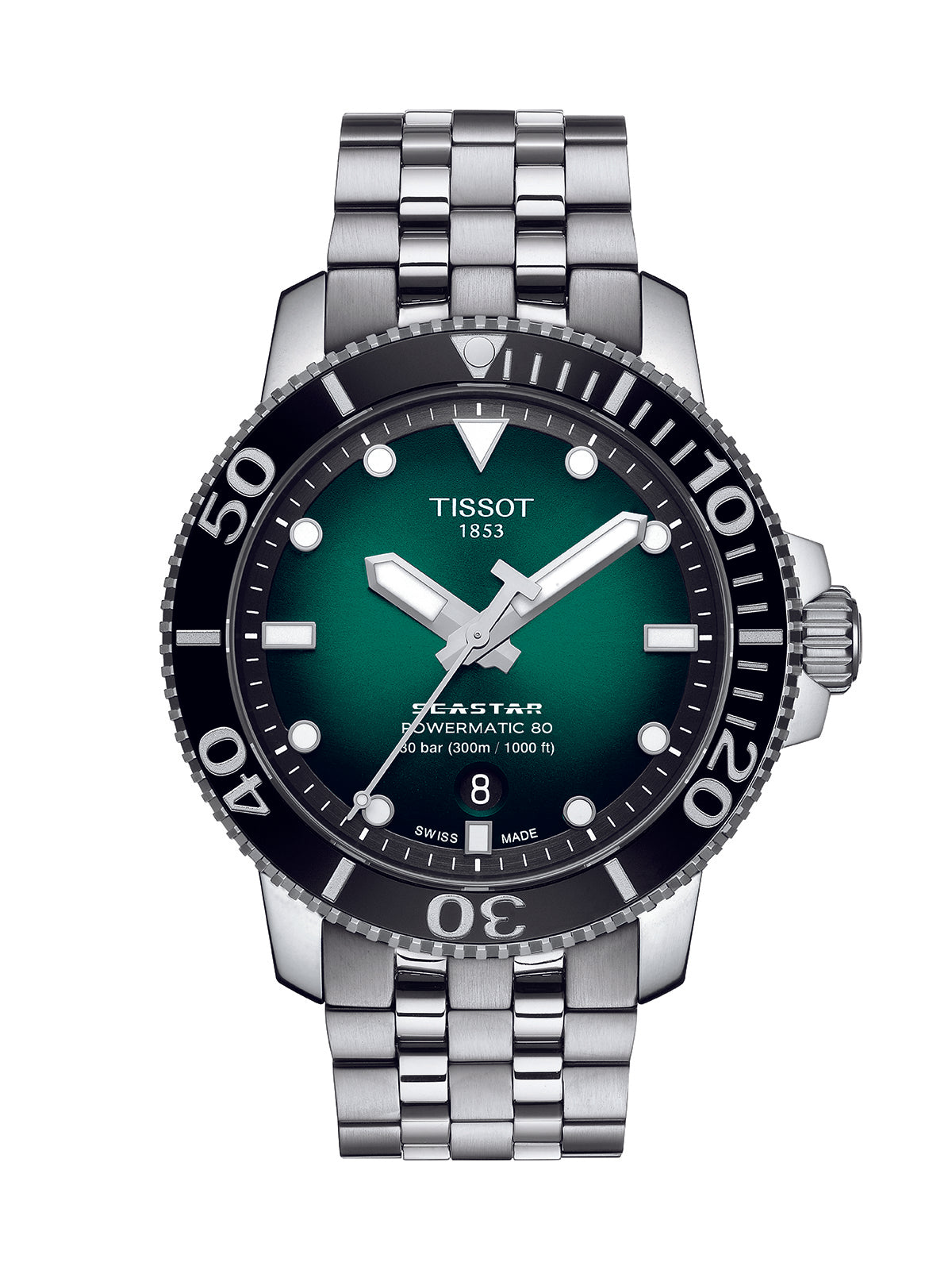 Tissot Seastar 1000 Powermatic 80 Watch 43mm T120.407.11.091.01