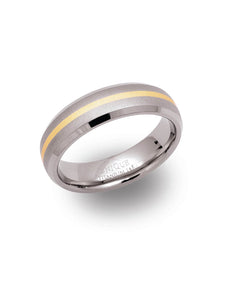 Unique & Co. Titanium and 14ct Yellow Gold Ring