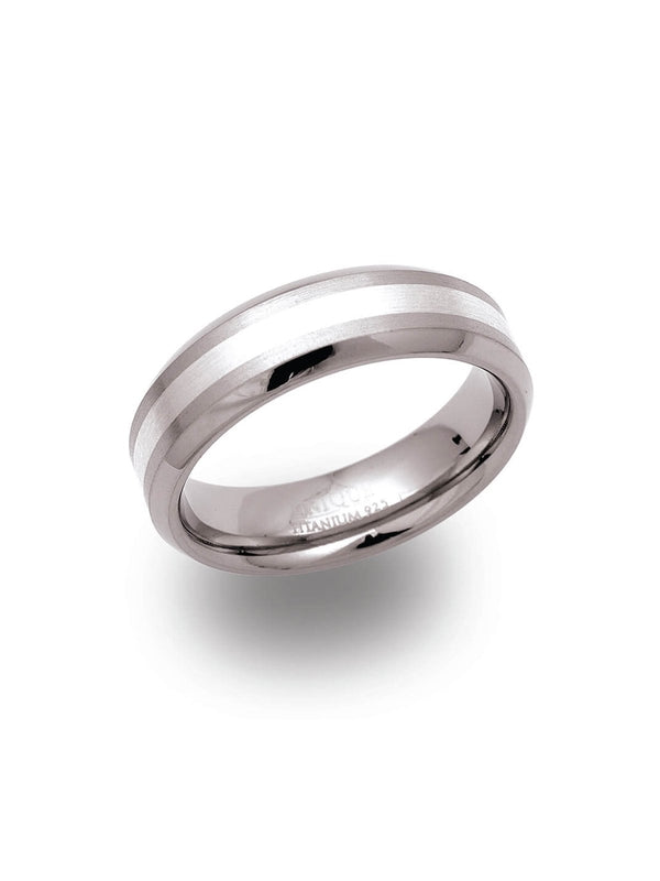 Unique & Co. Titanium and Silver Ring
