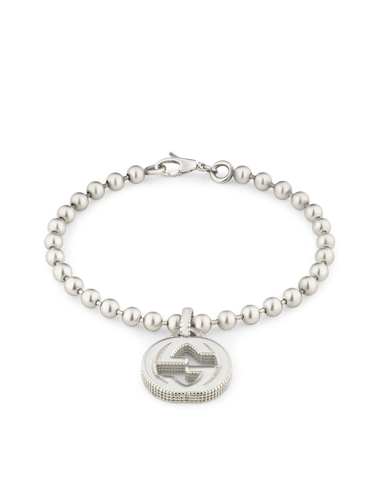 Gucci Interlocking G Bracelet in Silver 16cm YBA479226001016