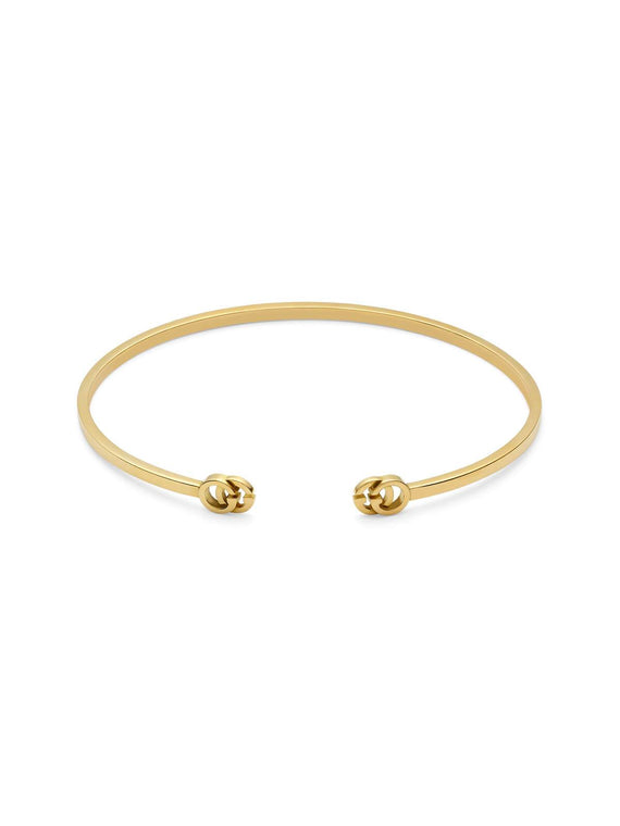 Gucci GG Running 18ct Yellow Gold Bangle