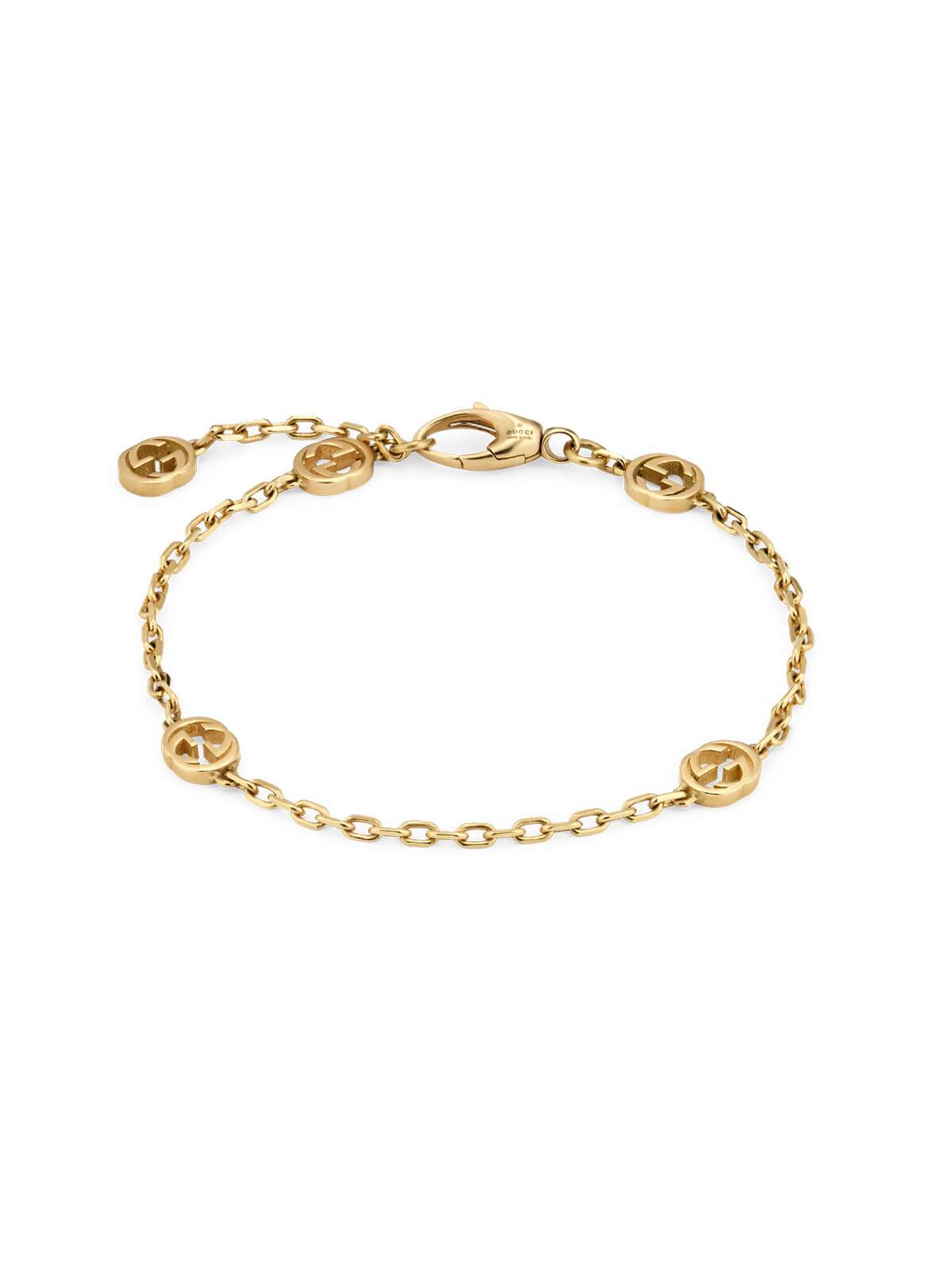 Gucci Interlocking G Bracelet in 18ct Yellow Gold YBA629904001017