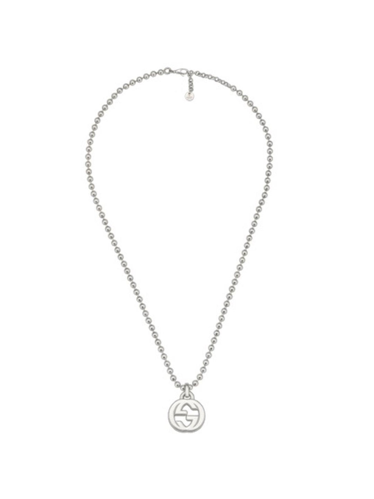 Gucci Interlocking G Necklace in Silver 55cm