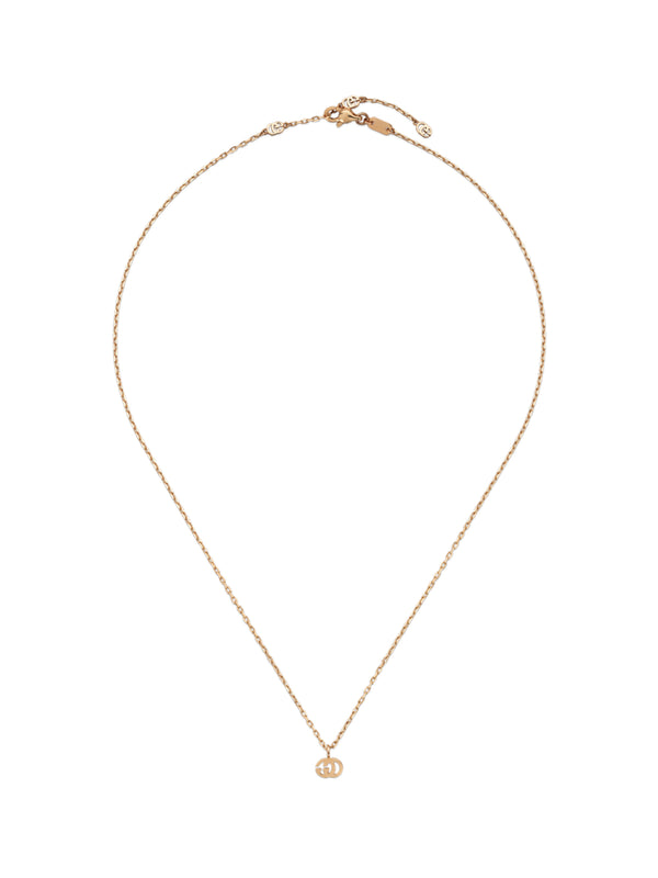 Gucci GG Running Necklace in 18ct Rose Gold