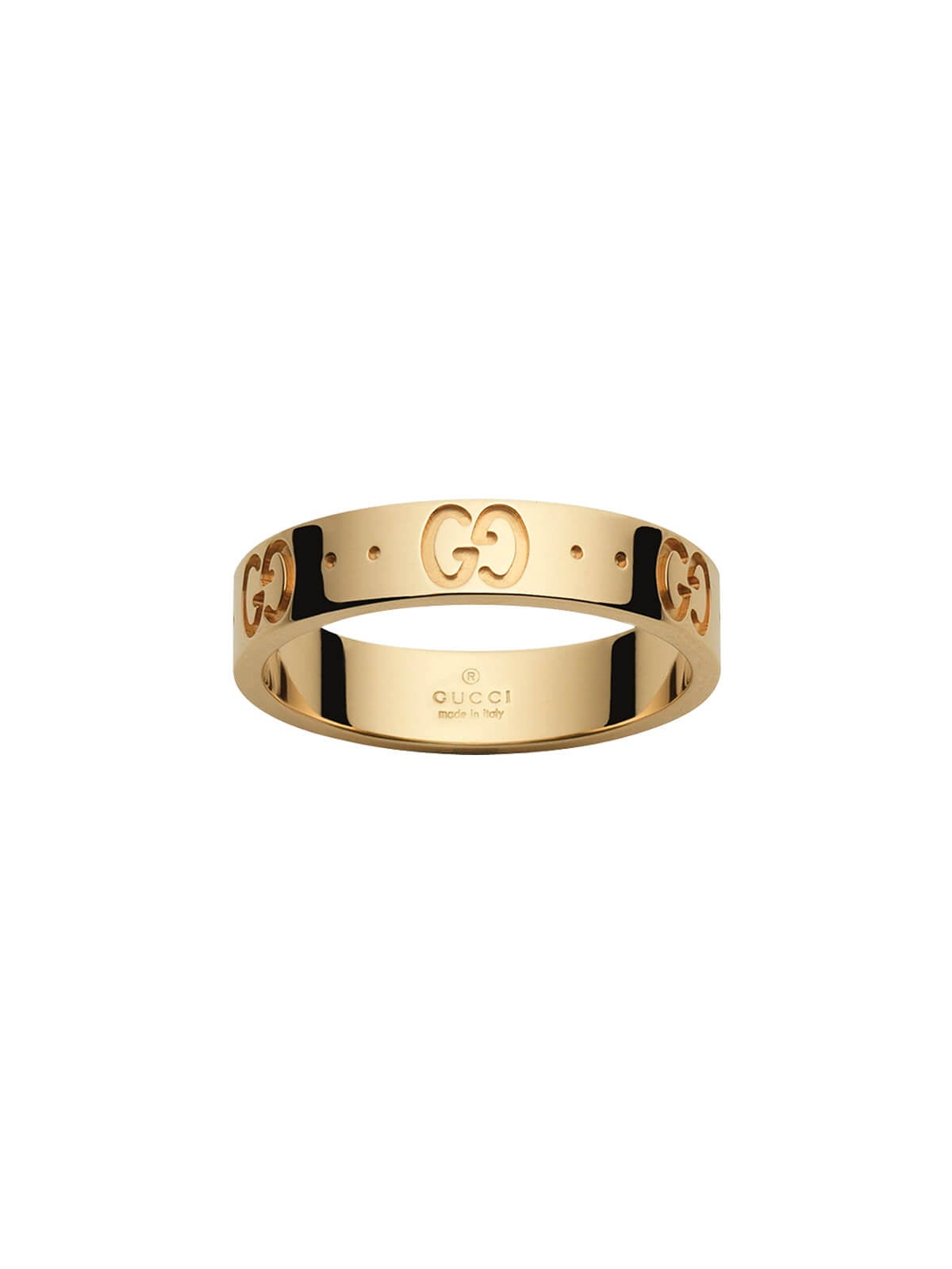Gucci Icon Ring in 18ct Yellow Gold - Size 14