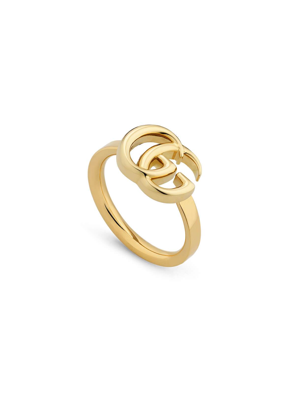 Gucci GG Running Ring in 18ct Yellow Gold - Size M-N YBC525690001013