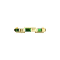 Gucci Link to Love Tourmaline Ring in 18ct Yellow Gold - Size 14