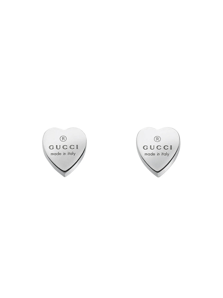 Gucci Trademark Heart Earrings in Silver YBD22399000100U | W.Bruford