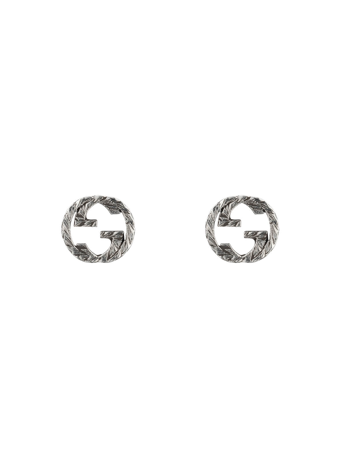 Gucci Interlocking G Earrings in Silver YBD45710900100U
