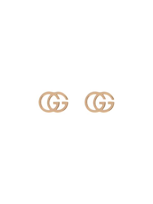 Gucci GG Running Stud Earrings in 18ct Rose Gold