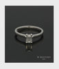 Diamond Solitaire Engagement Ring "The Zara Collection" Certificated 0.60ct Emerald Cut in Platinum