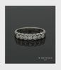 Diamond Half Eternity Ring 0.70ct Round Brilliant Cut in Platinum